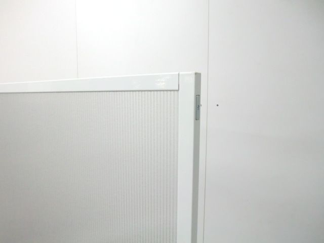 衝立 / ホワイト / 【中古】 脚付き