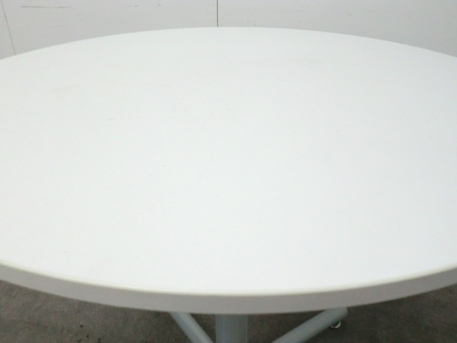 丸テーブル / ホワイト / 【中古】