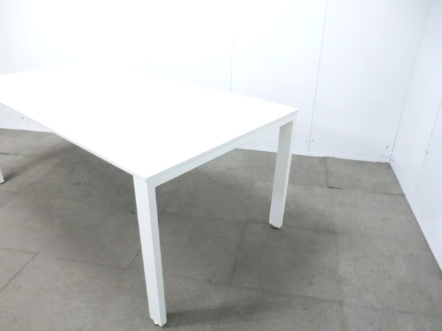 会議テーブル / ホワイト / 【中古】