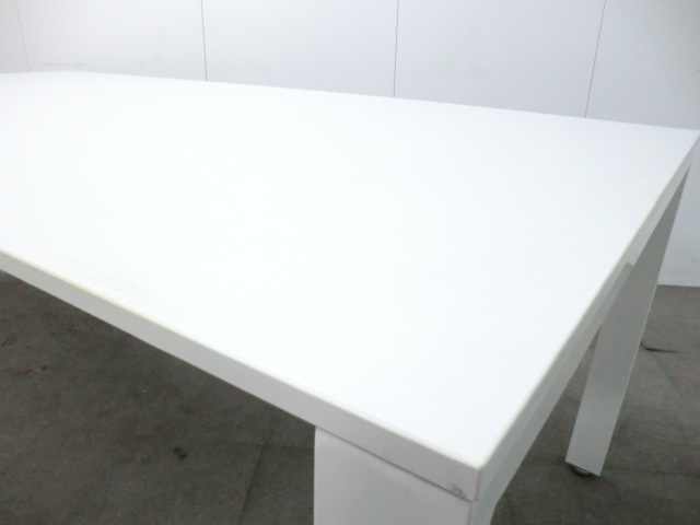 会議テーブル / ホワイト / 【中古】