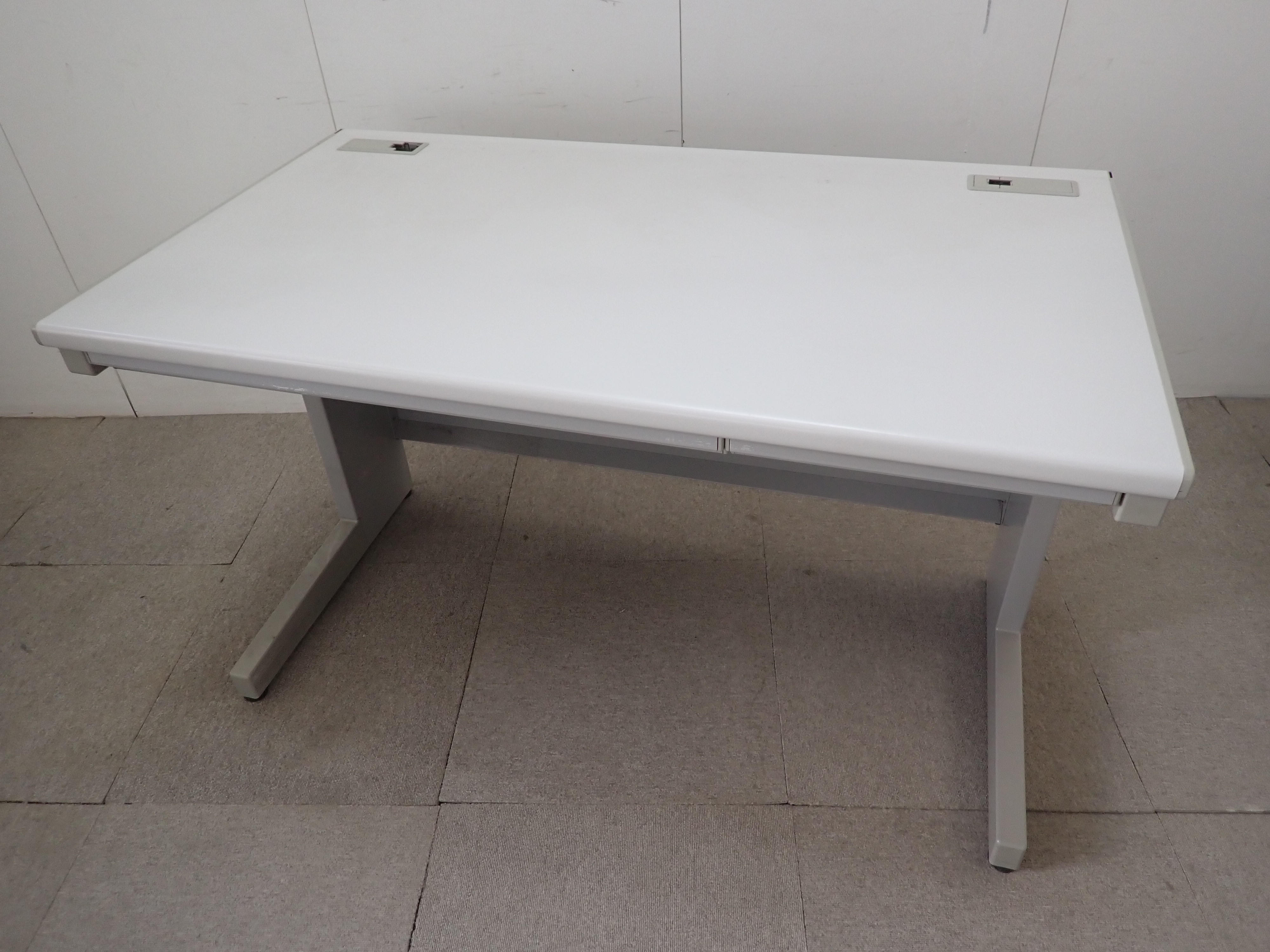 ウチダ/FEED/ニューグレー/平デスク/【中古】/