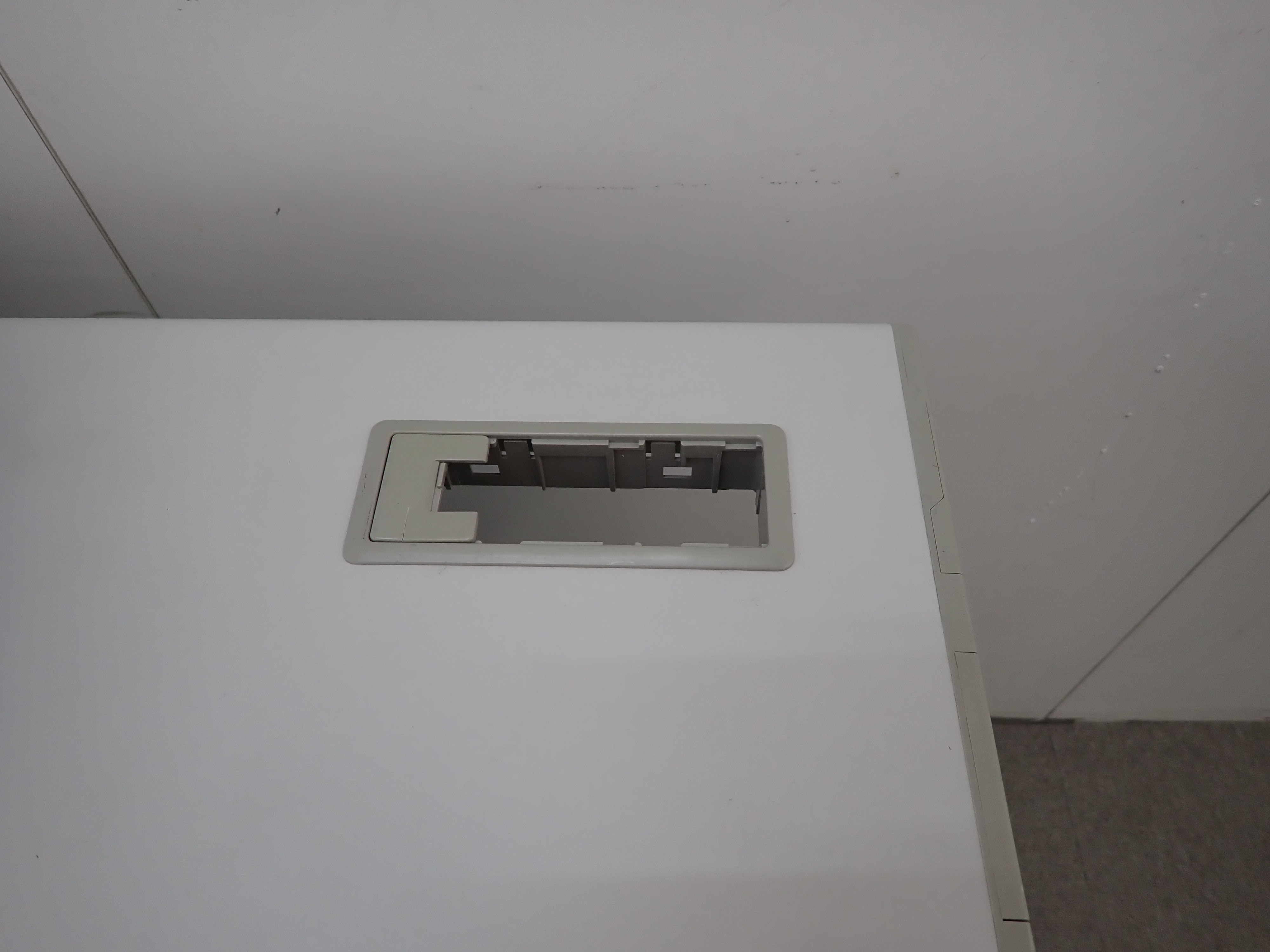 ウチダ/FEED/ニューグレー/平デスク/幅1000