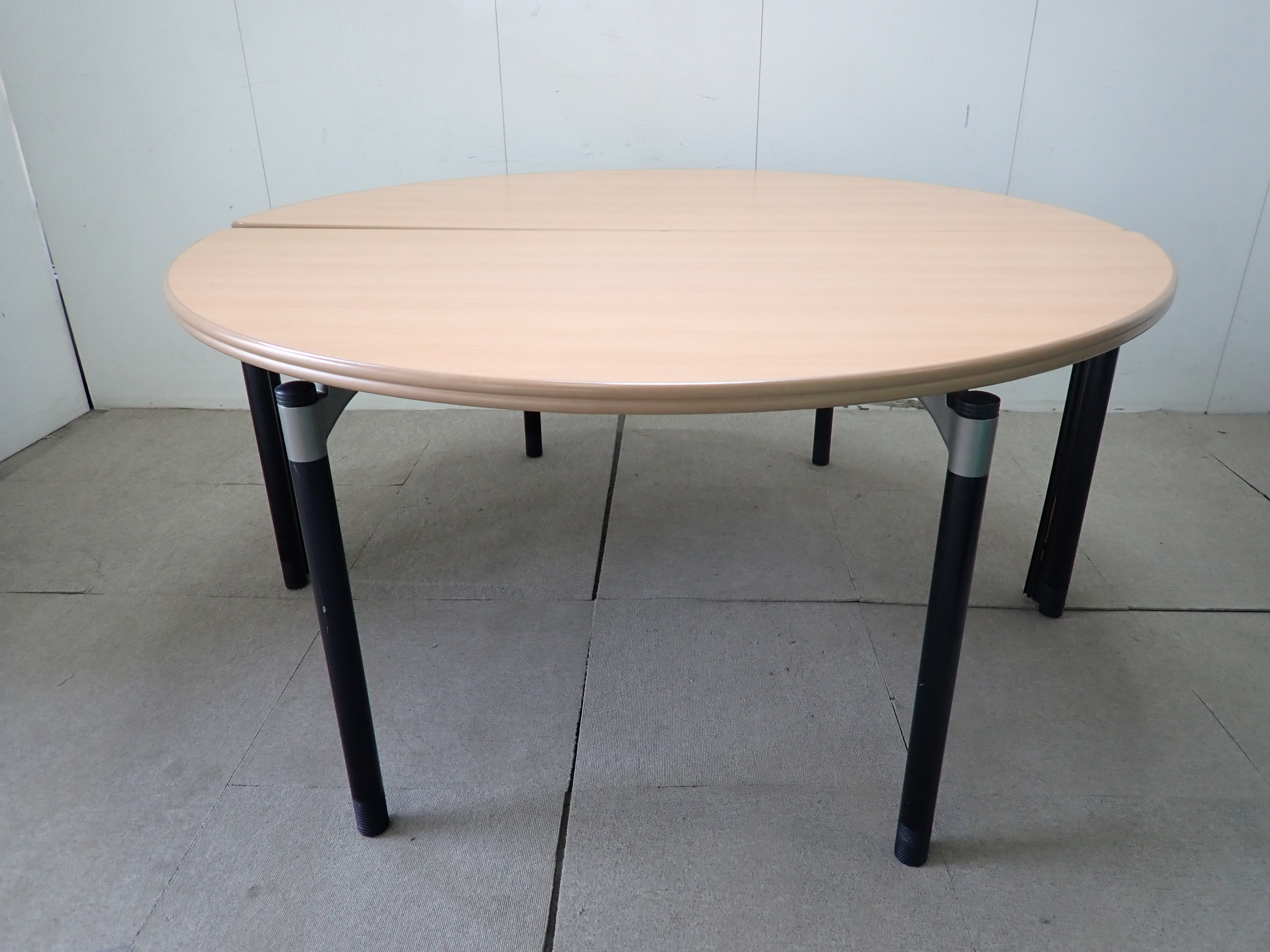 ウチダ/SS-6600/木目調/丸テーブル/