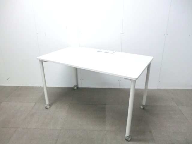 イトーキ/アクティブフィールド/ホワイト/【中古】 平デスク