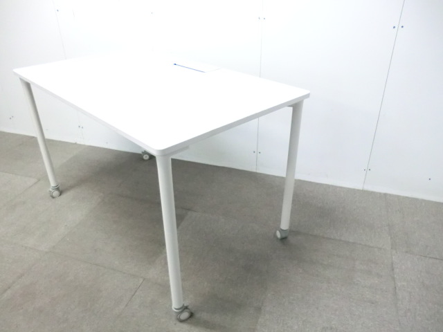 イトーキ/アクティブフィールド/ホワイト/【中古】 平デスク