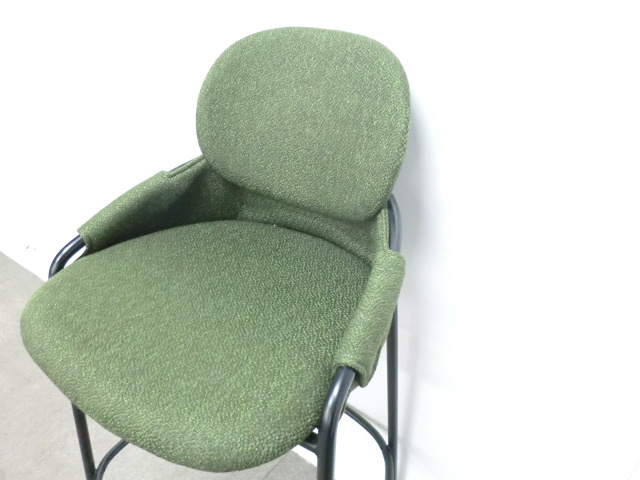 カウンターチェア / グリーン / 【中古】