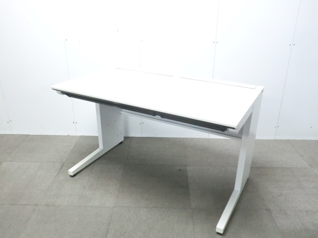 コクヨ / IS / ホワイト / SDT-IS127PAWN 【中古】 平デスク / 引出ブラック