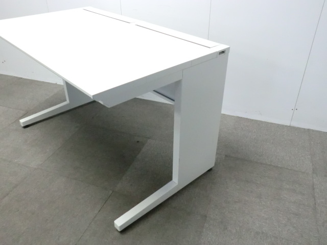 コクヨ / IS / ホワイト / SDT-IS127PAWN 【中古】 平デスク / 引出ブラック