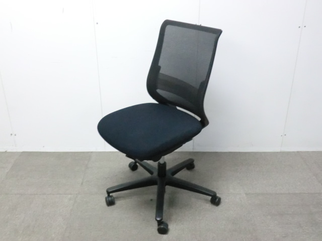 コクヨ/ミトラ / ブラック / 【中古】 OAチェア肘無し