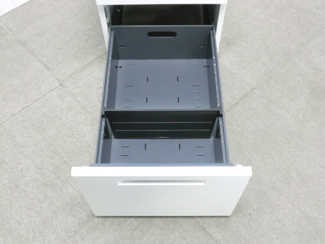 コクヨ / IS / ホワイト / 【中古】 3段ワゴン
