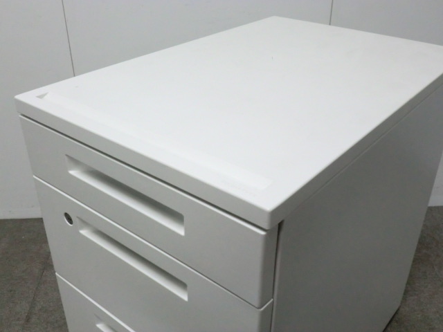 コクヨ / IS / ホワイト / 【中古】 3段ワゴン