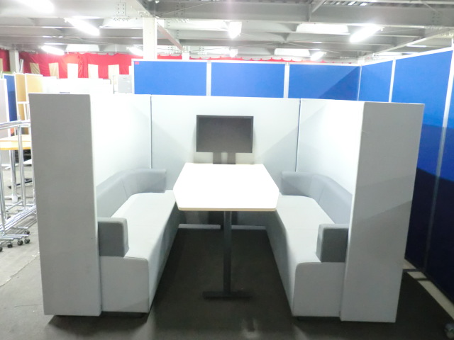 コクヨ/ ブラケッツ / グレー / 【中古】 ブースデスク