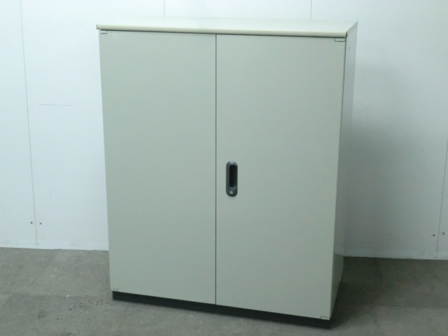 プラス / リンクス 【中古】 両開き書庫 / ニューグレー