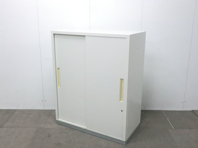 イナバ / TF / ホワイト / 【中古】 引違い書庫