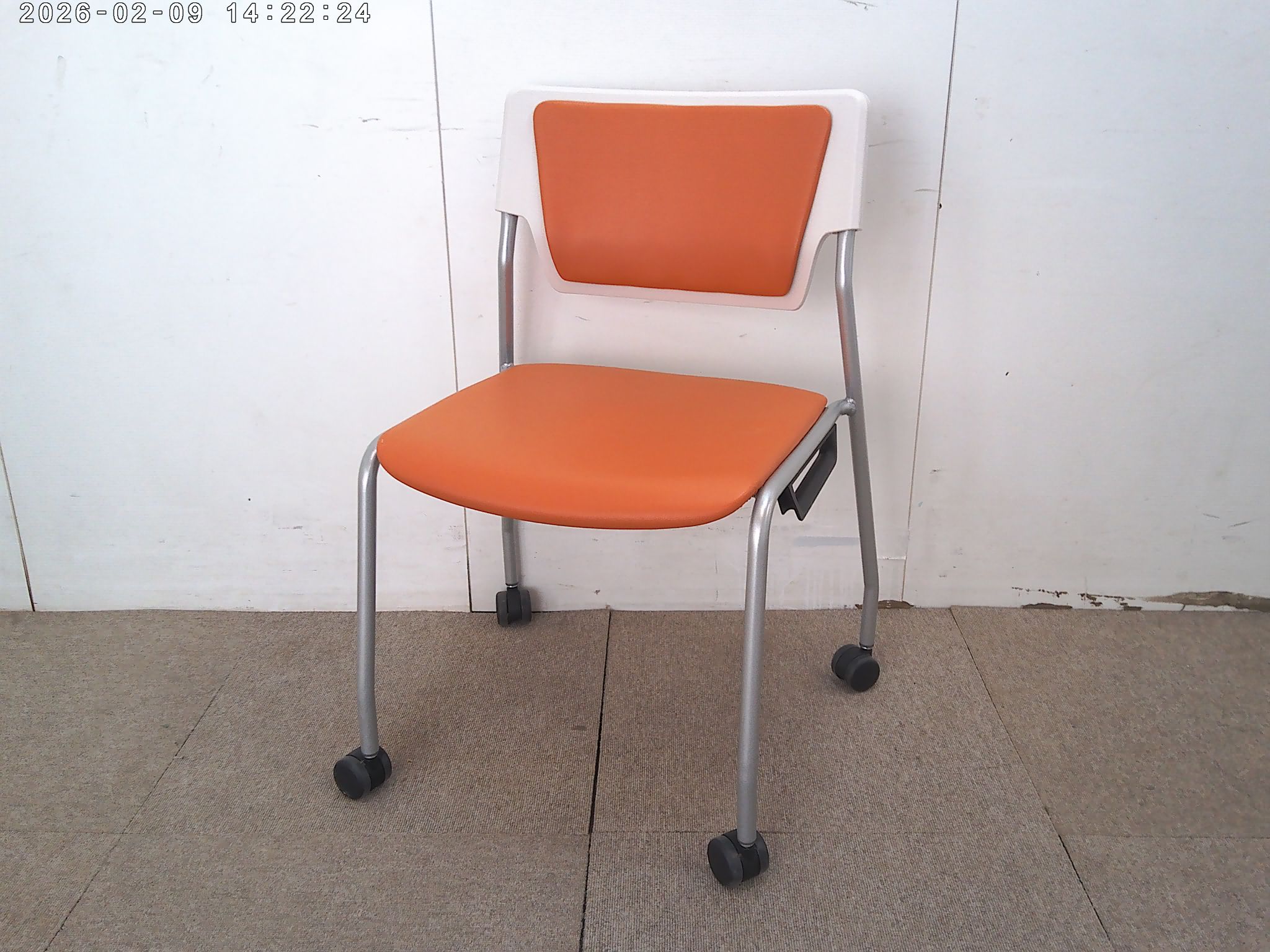 イトーキ/オレンジ/カートチェア/【中古】