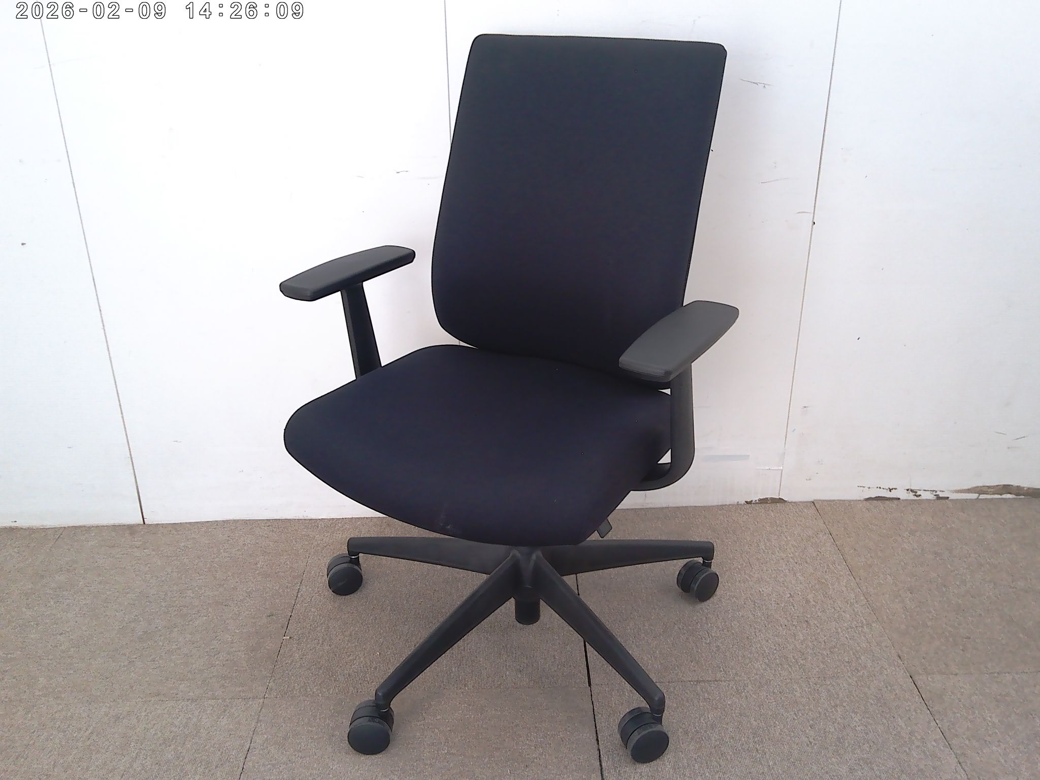 コクヨ/ウィザード/ブラック/OAチェア/肘有/