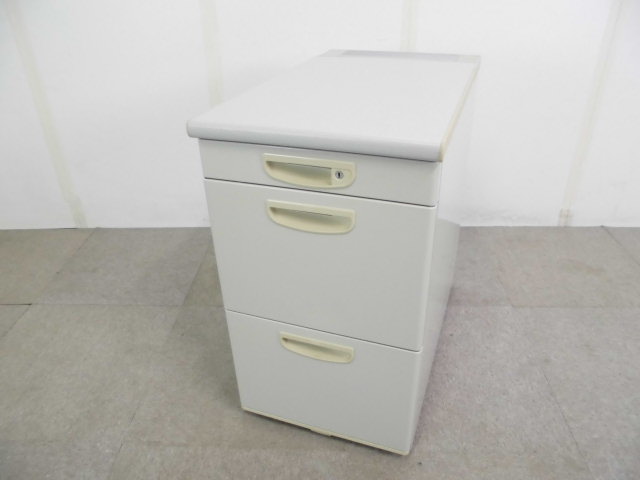 ライオン / ニューグレー / 3段脇机