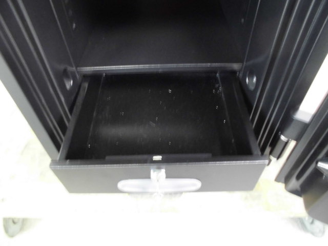 金庫/テンキー式/ブラック/【中古】