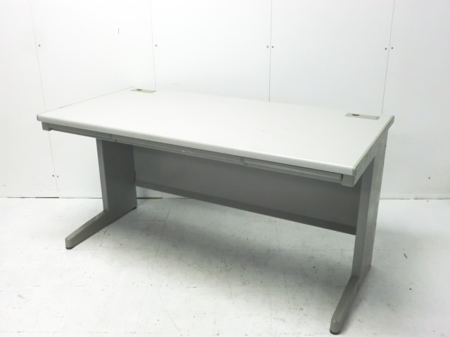 ウチダ / FEED/ ニューグレー / 【中古】 平デスク