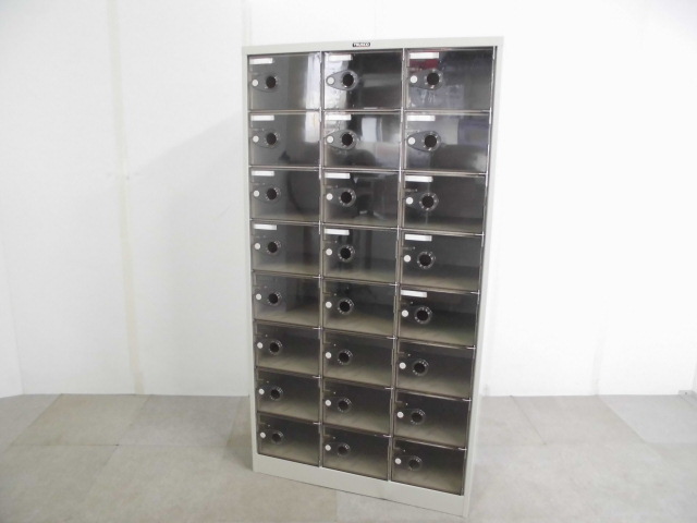 24人用シューズロッカー / ニューグレー