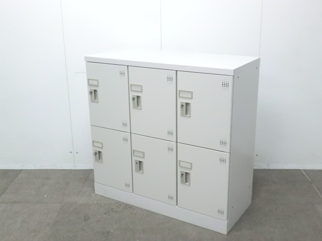 豊国工業 / ニューグレー / 【中古】 シューズロッカー