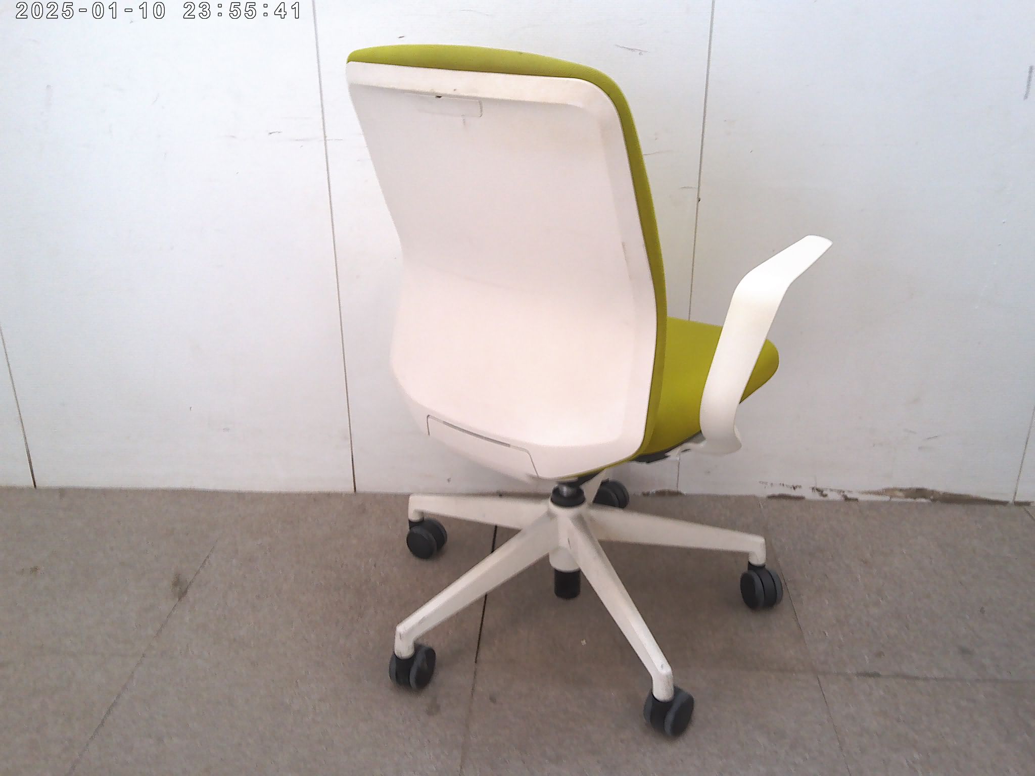 ウチダ/カリッサ/ライトグリーン/OAチェア/肘有/