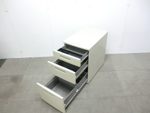 コクヨ / BS / ニューグレー 【中古】 3段ワゴン