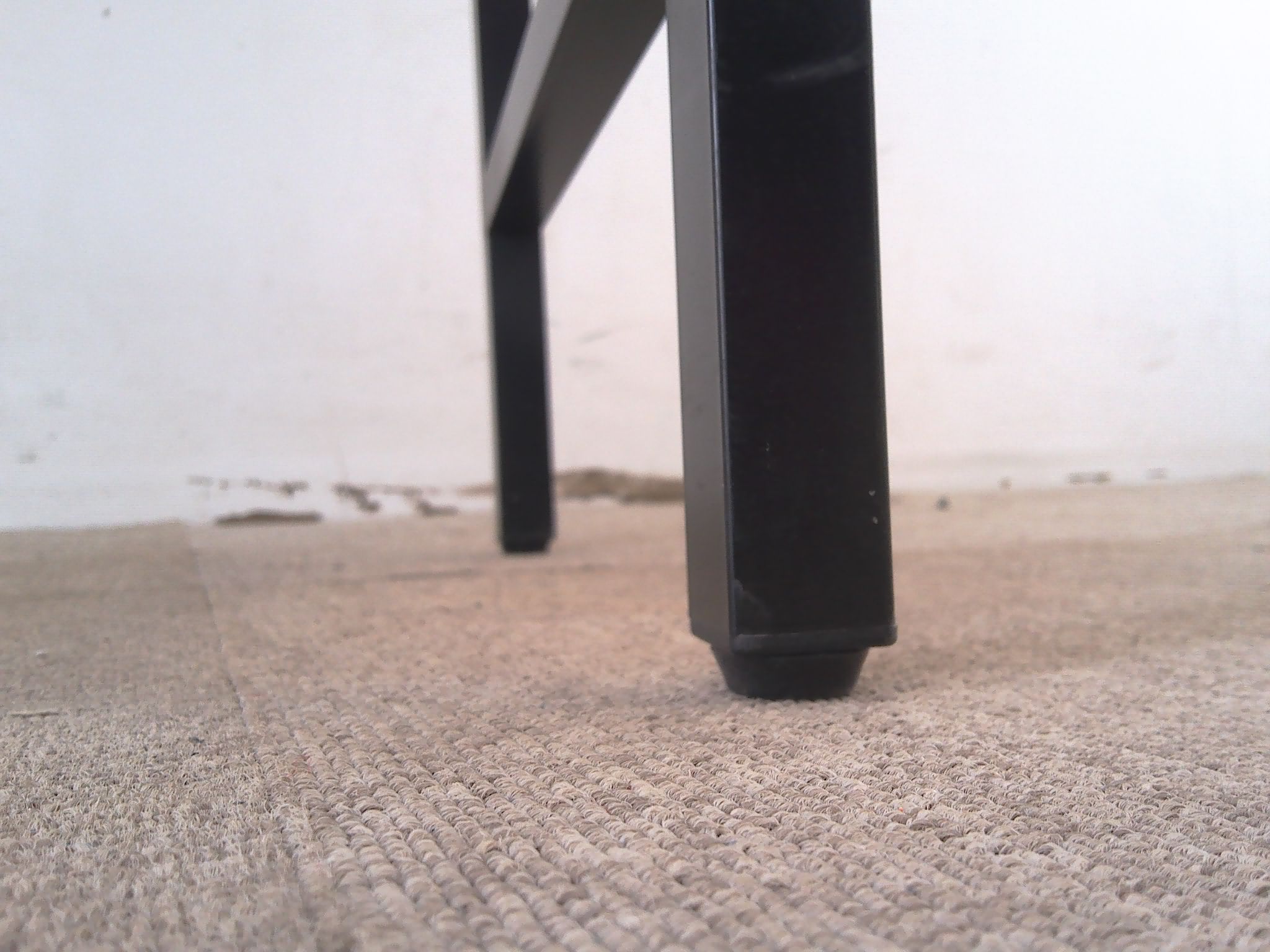 ブラック/折り畳みテーブル/【中古】