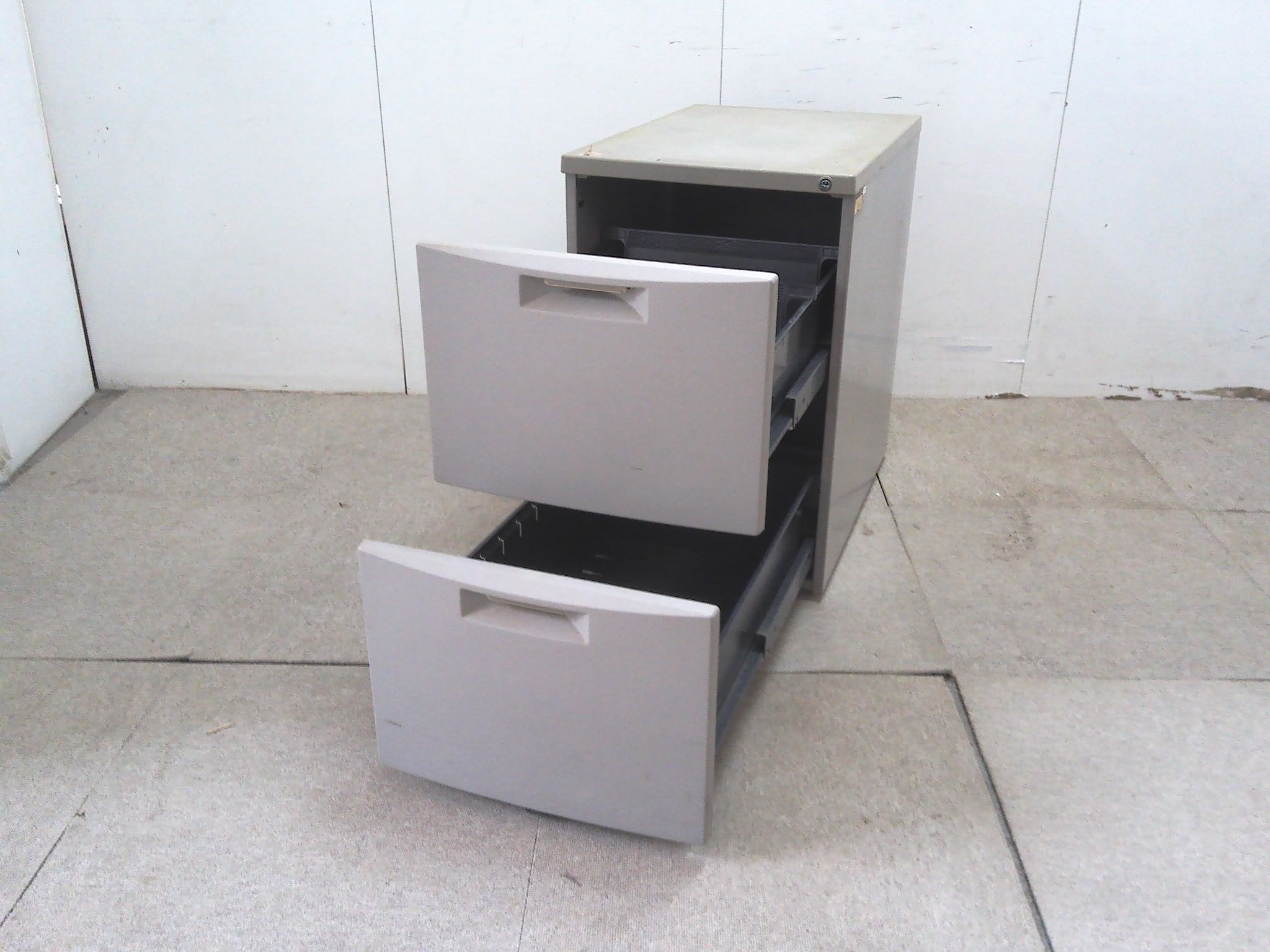 イトーキ/CZ/ニューグレー/2段ワゴン/【中古】