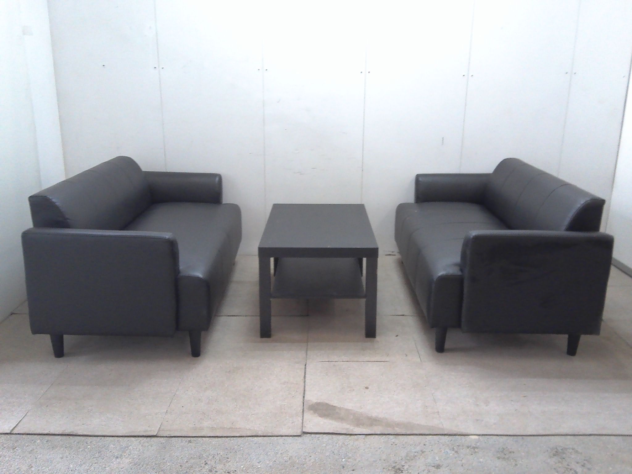 ブラック/応接セット/【中古】