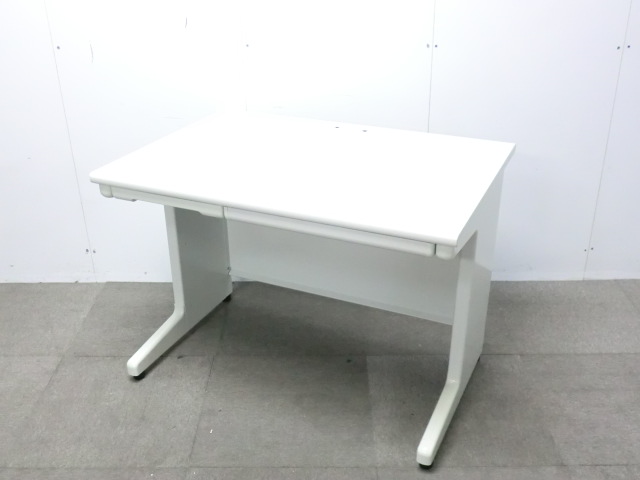 プラス / LA / ホワイト / 【中古】 平デスク