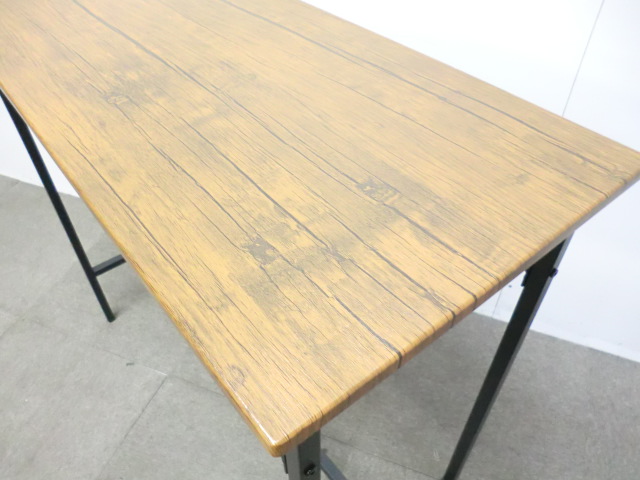 カウンターテーブル / 木目調 / 【中古】