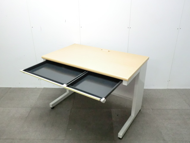 プラス/ フラットライン / 木目調 / 【中古】 平デスク