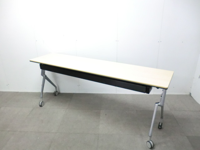 オカムラ/インターアクトN/木目調/【中古】フォールディング