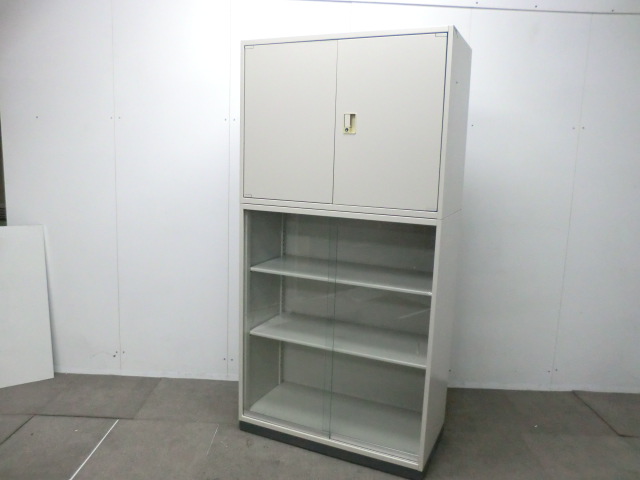 BWN 【コクヨ】 ニューグレー / 上下連結書庫