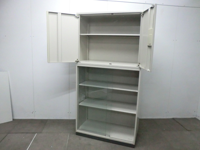 BWN 【コクヨ】 ニューグレー / 上下連結書庫