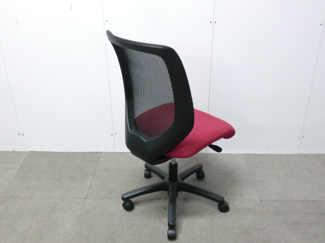 イトーキ/コルト / レッド / 【中古】 OAチェア肘無し