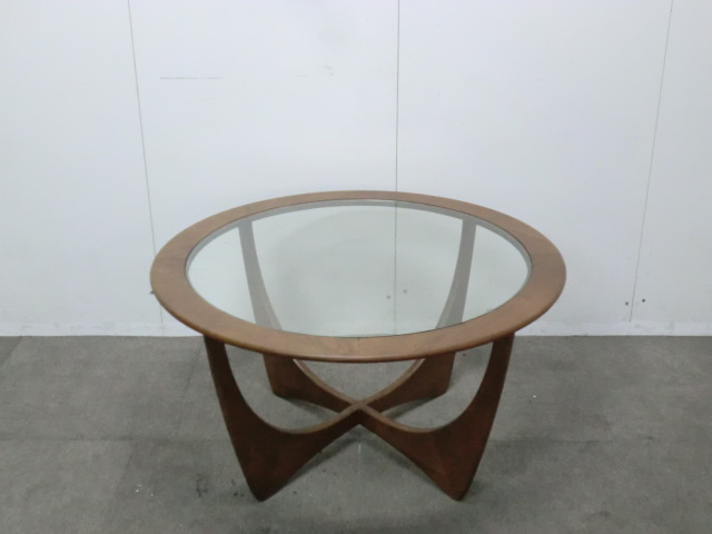 センターテーブル / 木目調 / 【中古】 ガラス