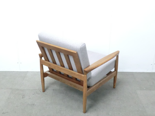 1人用ソファ / 木目調 / 【中古】