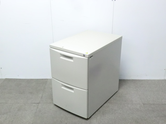 イトーキ/ CZ / ニューグレー / 【中古】 ２段ワゴン