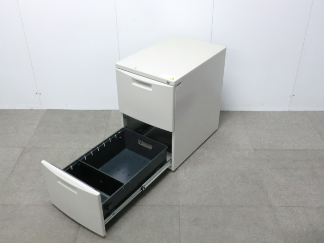 イトーキ/ CZ / ニューグレー / 【中古】 2段ワゴン