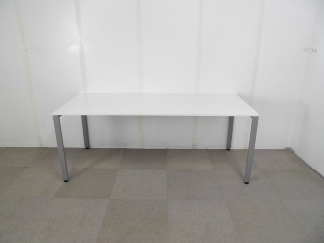 会議テーブル/ホワイト/【中古】