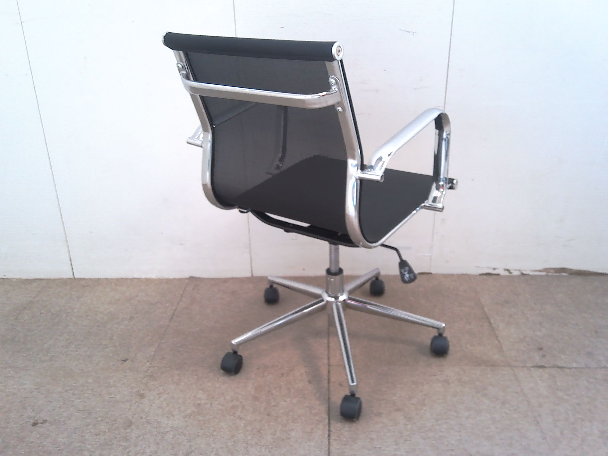 ブラック/OAチェア/肘有/【中古】/