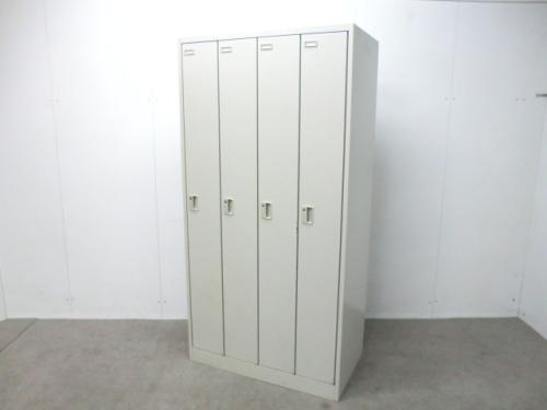 オカムラ/ニューグレー/4人用ロッカー/【中古】