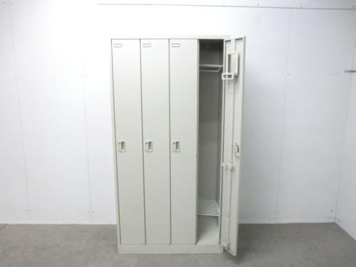 オカムラ/ニューグレー/4人用ロッカー/【中古】