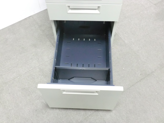 プラス/LEED / ニューグレー / 【中古】 3段ワゴン