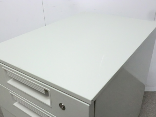 プラス/LEED / ニューグレー / 【中古】 3段ワゴン