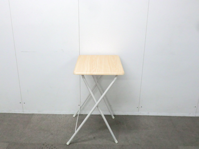 折り畳みテーブル / 木目調 / 【中古】