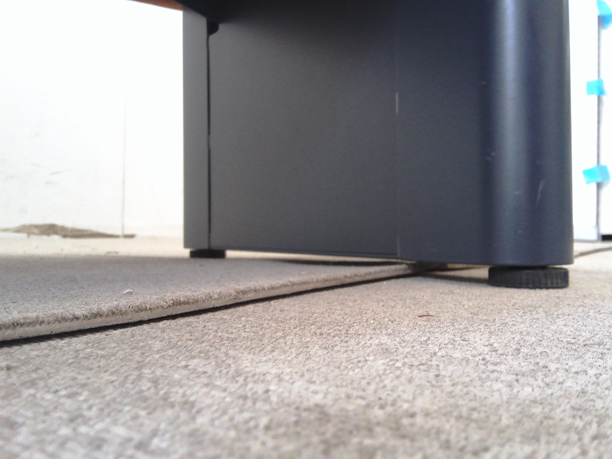 オレンジ/ベンチソファ/【中古】