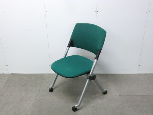 オカムラ/LITA / グリーン / 【中古】 カートチェア